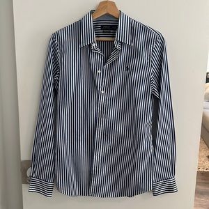 Ralph Lauren Polo Blue and White Striped Button Down